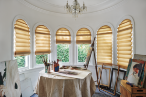 roman shade style vignette shades