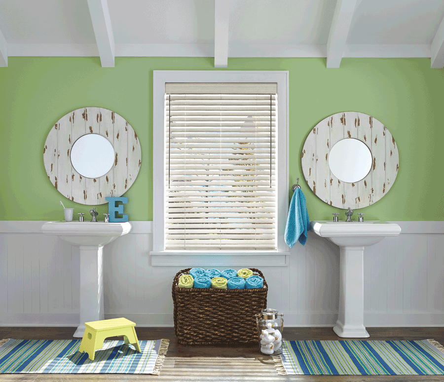 child safe bathroom window blinds in Rocklin CA