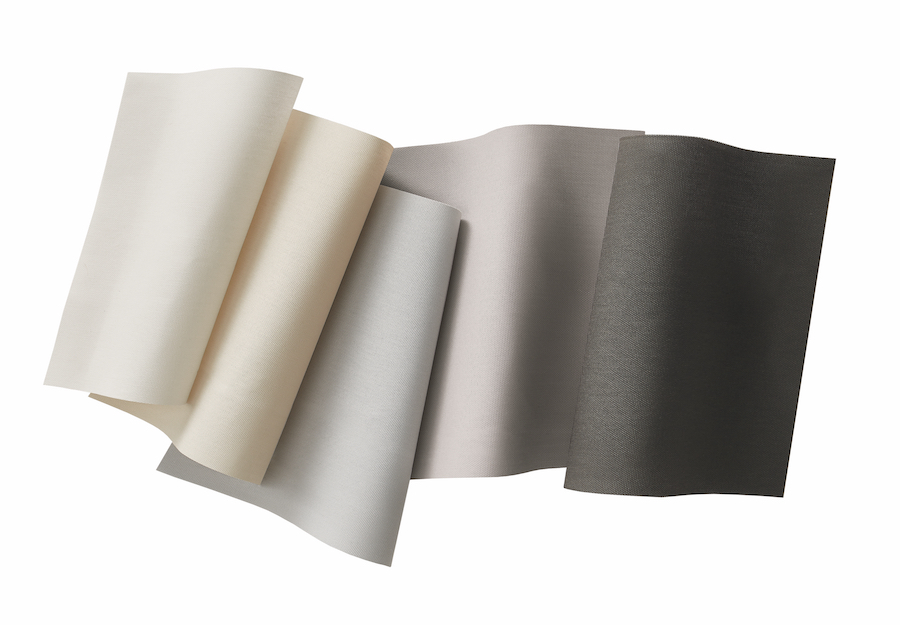 GreenScreen® Sea Tex™ roller shade fabrics.