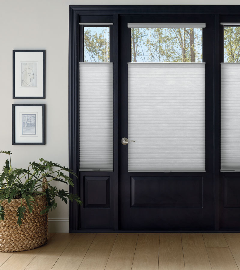 front door shades for sidelights on Sacramento, CA door