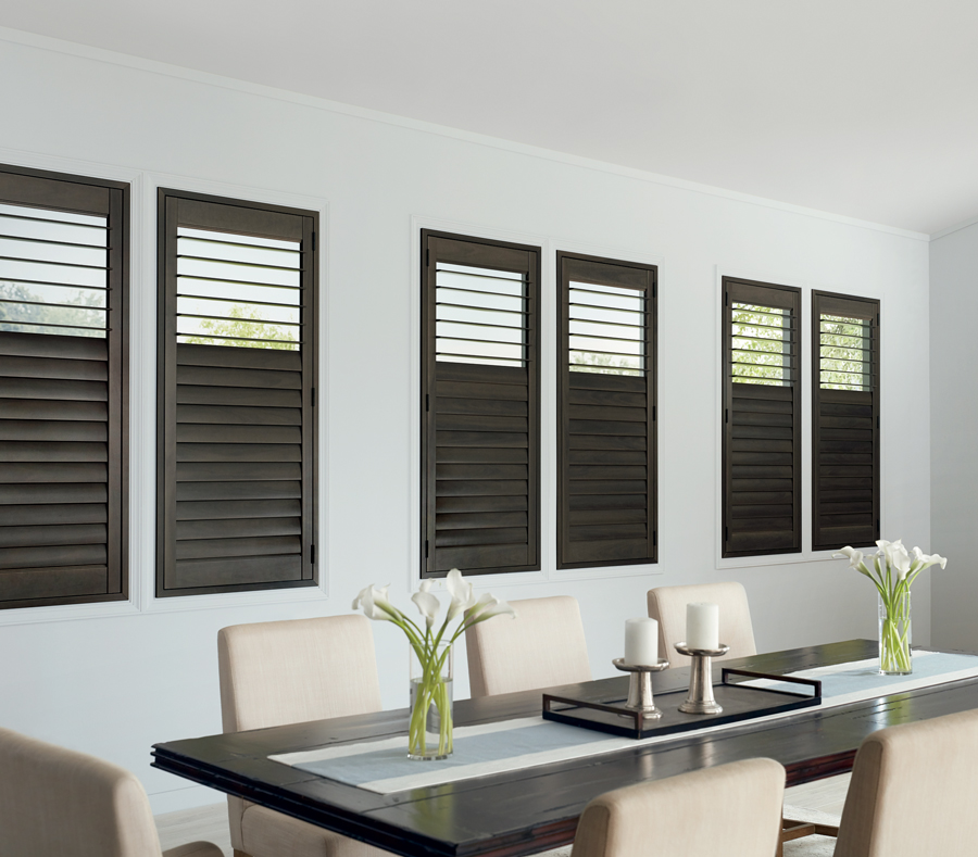 holiday gatherings with privacy shutters in roseville, ca home