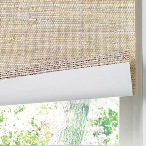 woven organic shade with backing for extra light control in loomis, CA