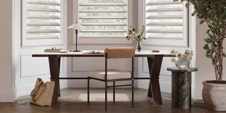 home office window treatments inspo for Northern California homes