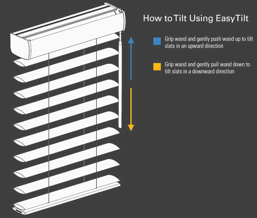 easytilt system for aria soft blinds california window fashions roseville