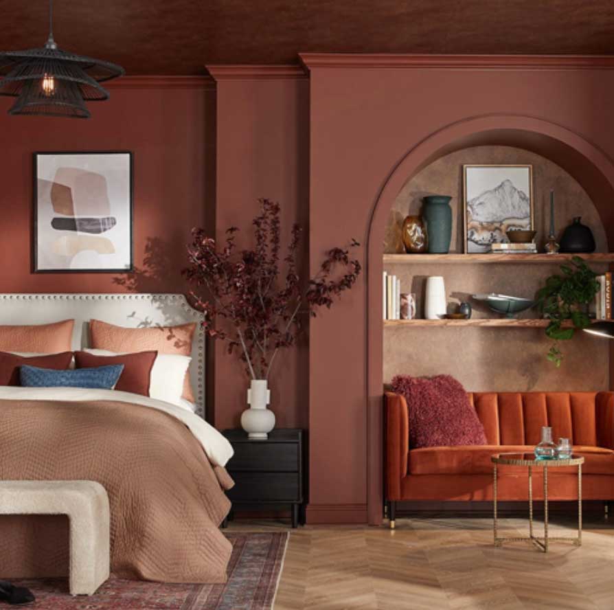 warm mahogany 2026 color of the year from PPG